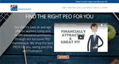 Desktop Screenshot of peoconsultants.com